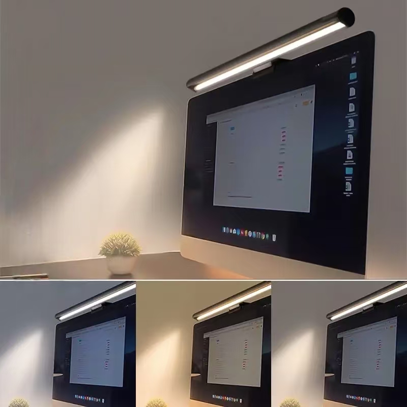 Desk Setup Gaming And Work - Lampu Meja Gantung LED Ramah Mata