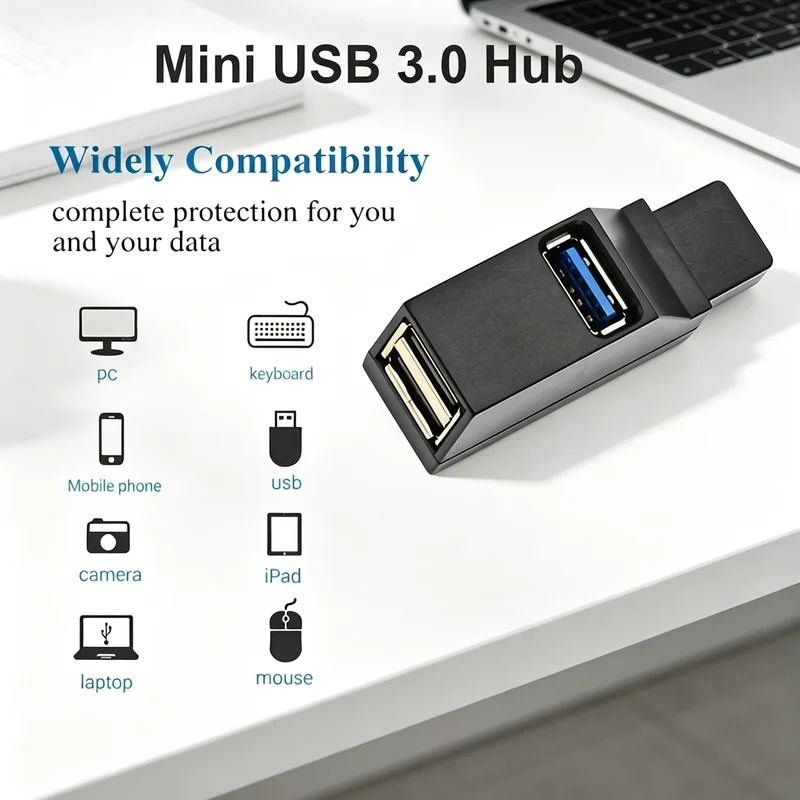 Desk Setup Usb Hub - USB 3.0 2.0 Hub Splitter 3