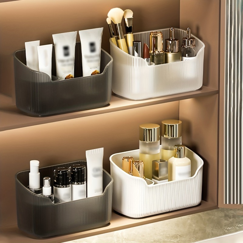 Desk Setup Shelf - Kotak Penyimpanan Kosmetik Multi-Fungsi, Rak Organizer