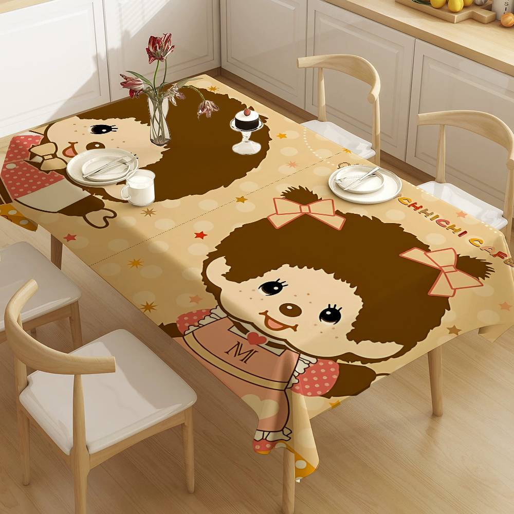 Desk Setup Wallpaper - Taplak Meja Fashion M-Monchhichi Logo Populer