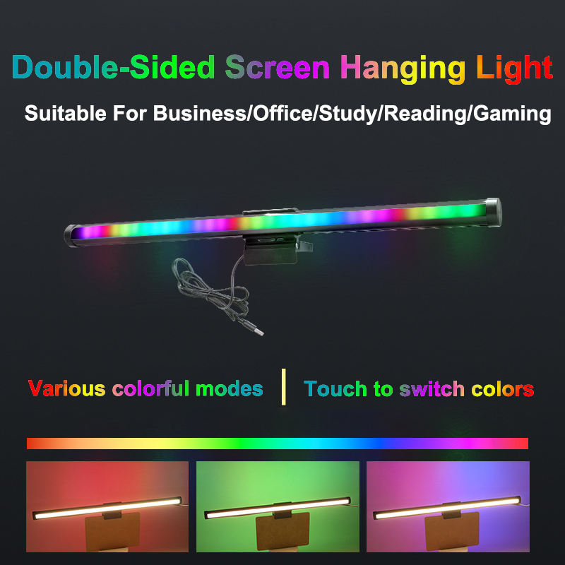 Desk Setup Gaming And Work - Lampu Monitor LED Gantung untuk Kerja