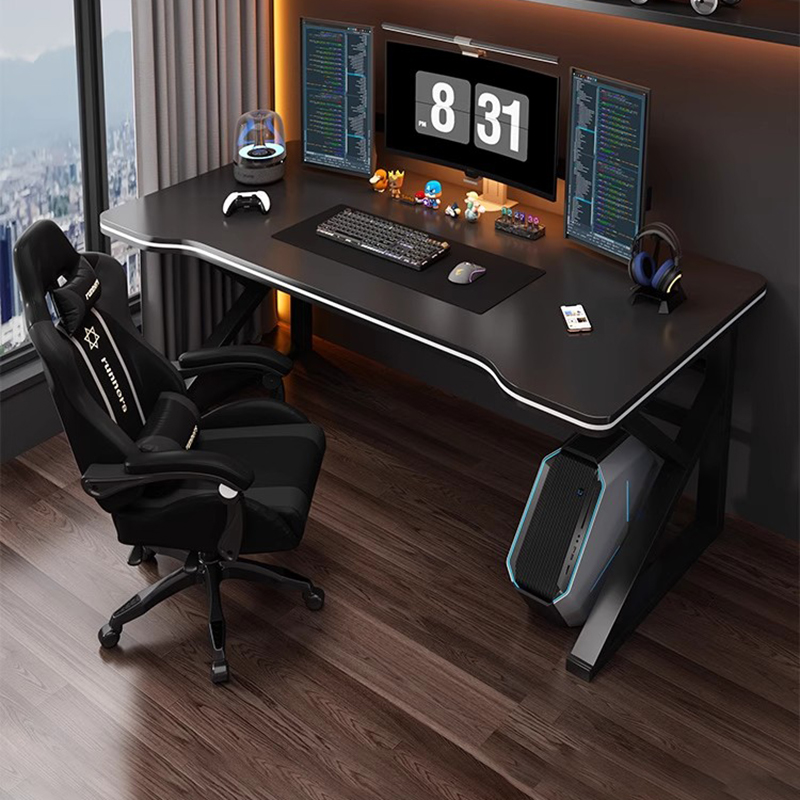 Desk Setup Oak - Meja Gulung Furnitur Permainan Meja Lipat