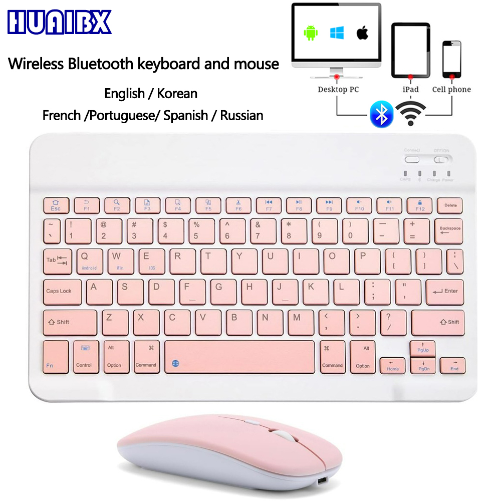 Desk Setup Ipad - Keyboard Mini Bluetooth Nirkabel 10 inci
