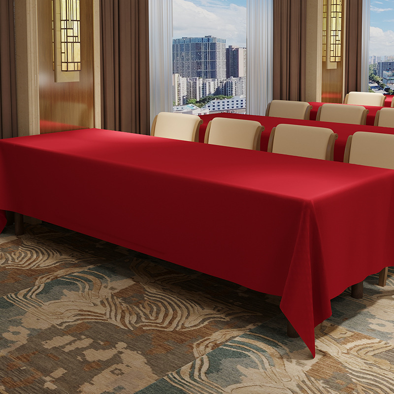 Desk Setup Wallpaper - Taplak Meja Pernikahan Merah Besar Taplak