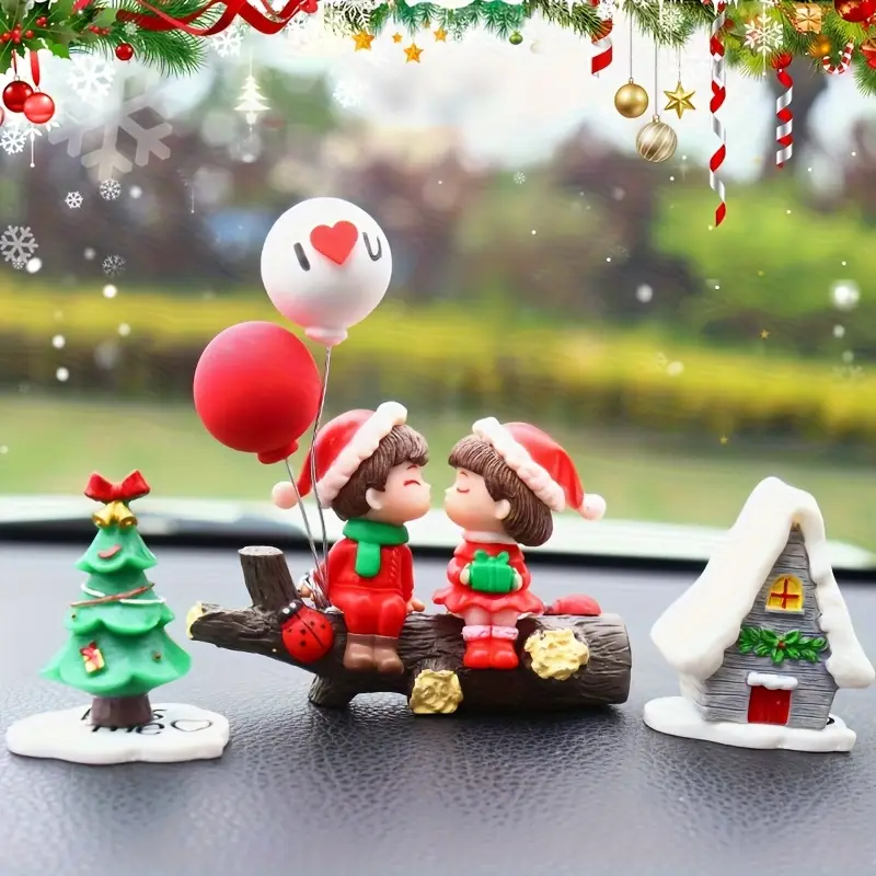 Desk Setup Nature - 1-10 Pasang Aksesori Lanskap Mikro Natal