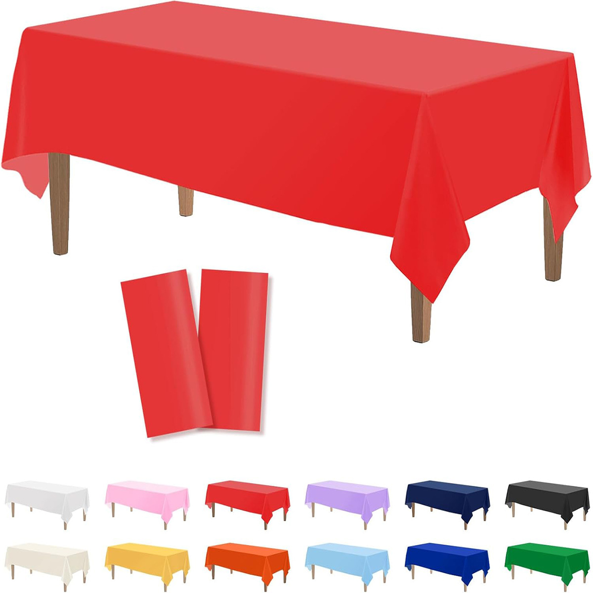 Desk Setup Wallpaper - Taplak Meja Warna Solid Sekali Pakai