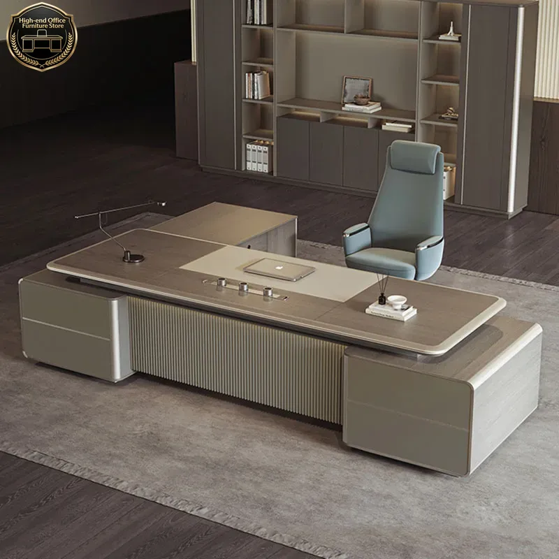 Desk Setup Gaming And Work - Meja Gaming L Boss untuk Rumah,