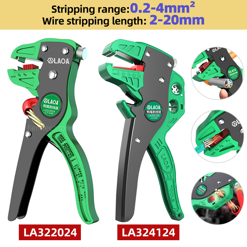 Power Strip Flat - LAOA Alat Pengupas Kawat Penjepit Pemotong