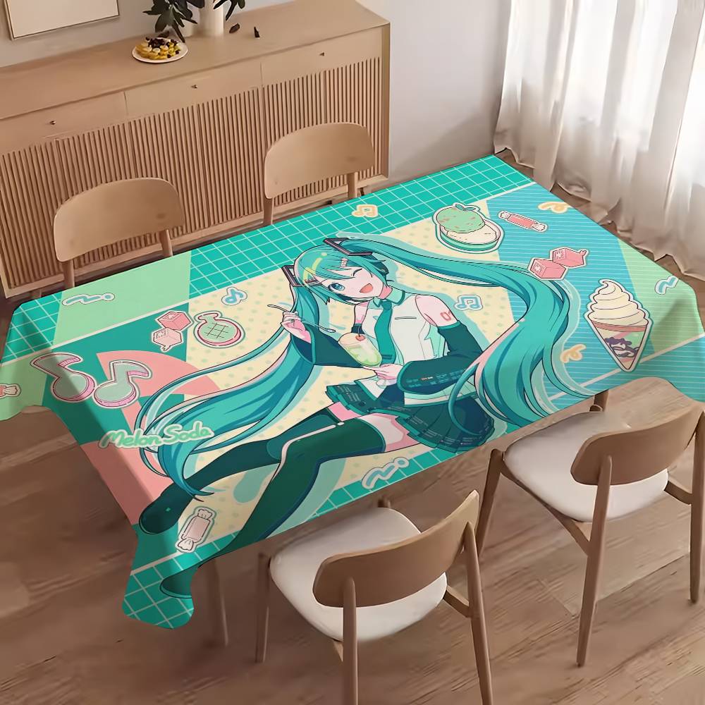 Desk Setup Wallpaper - Kartun H-Hatsunees Lucu M-Mikuu Taplak Meja