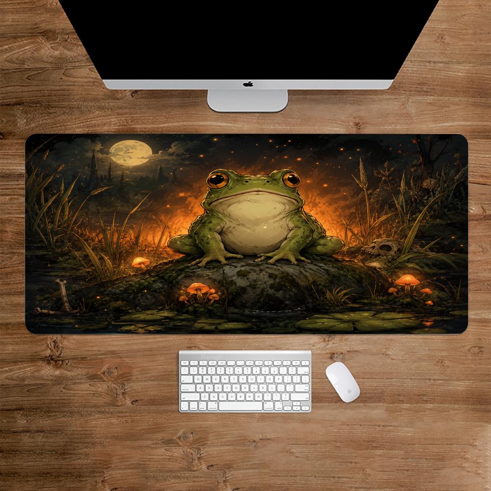 Desk Setup Gaming And Work - Alas Mouse Katak Ajaib Aksesori Meja