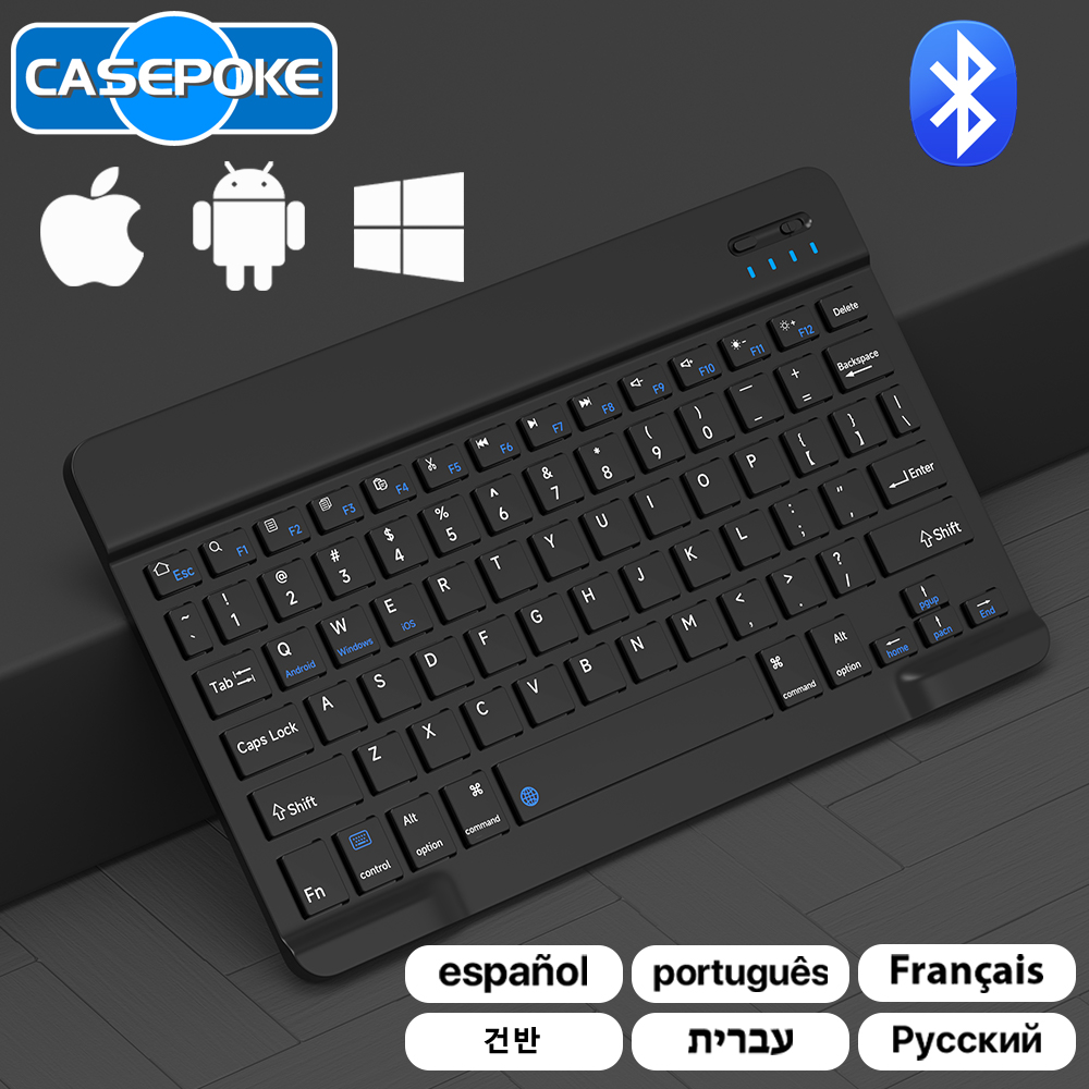 Desk Setup Ipad - CASEPOKE Keyboard dan Mouse Mini, untuk