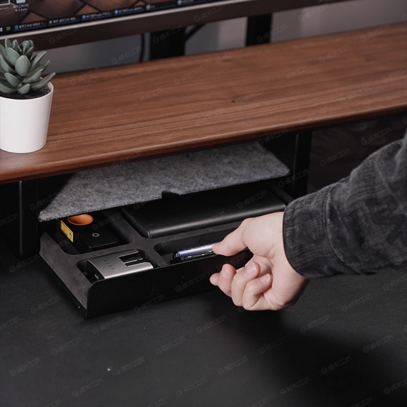 Rak Monitor dengan Laci Penyim - Desk Setup Shelf ulasan dan harga