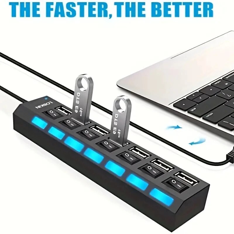 HUB 4/7 kecepatan tinggi 2.0 p - Desk Setup Usb Hub ulasan dan harga