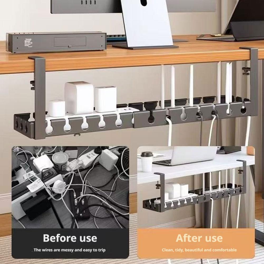 Rak Kabel Logam Multifungsi Ta - Desk Setup Shelf ulasan dan harga