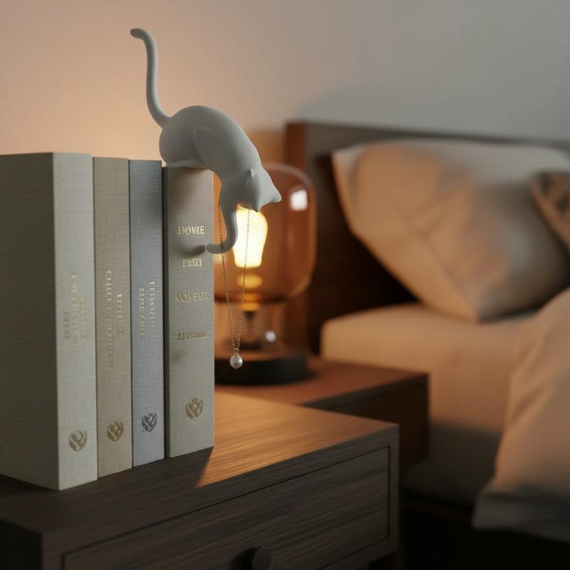 Kait Rak Kucing dengan Patung  - Desk Setup Shelf ulasan dan harga