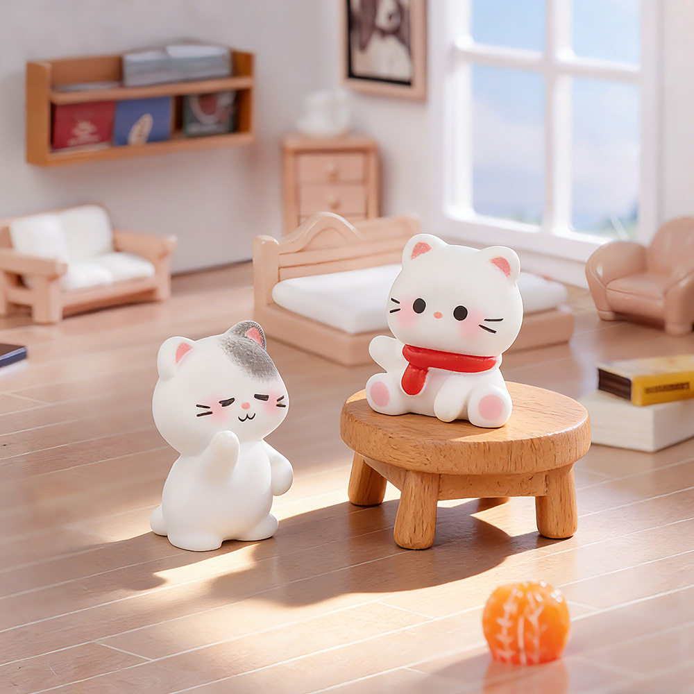 6 Buah Ornamen Miniatur Patung - Desk Setup Nature ulasan dan harga