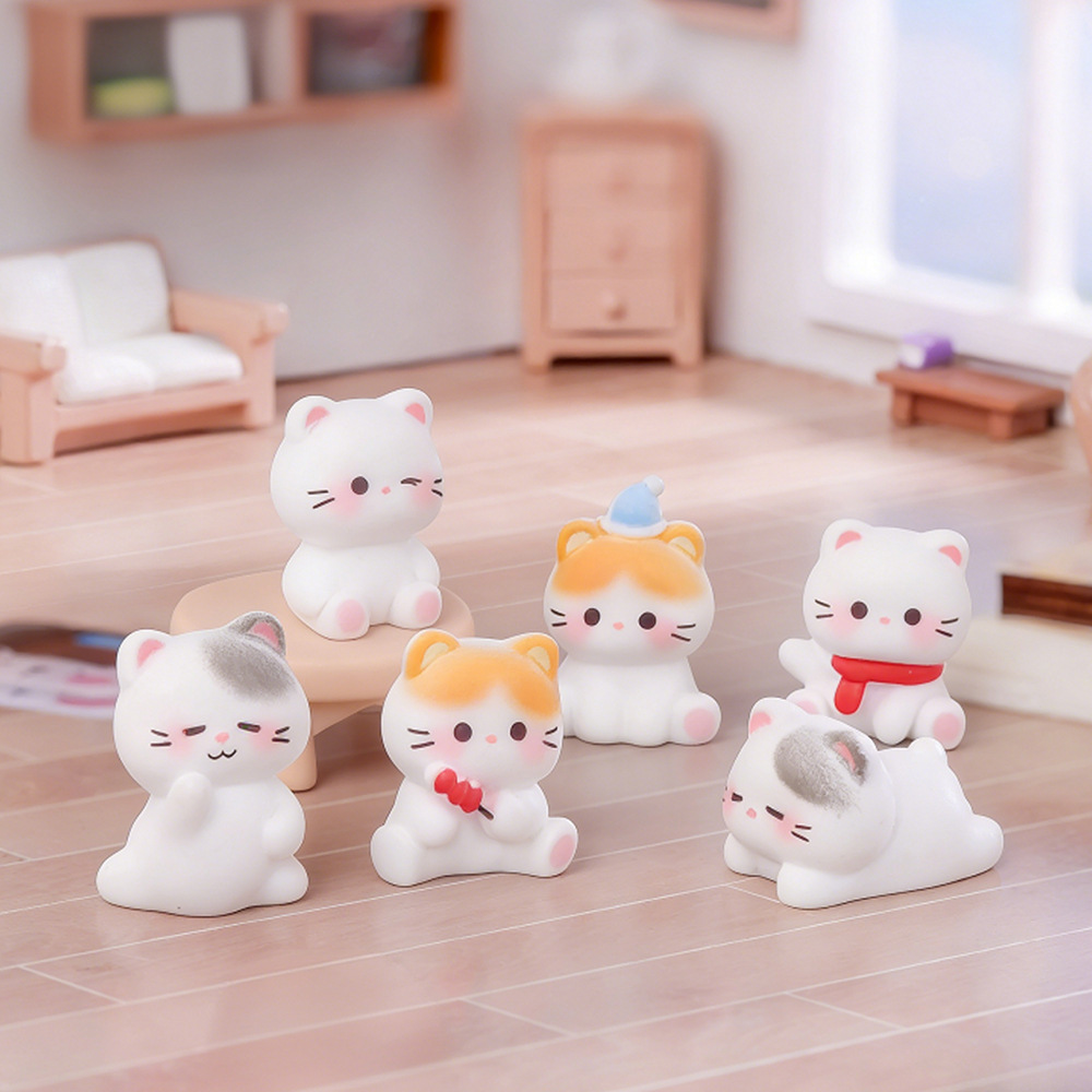 6 Buah Ornamen Miniatur Patung - Desk Setup Nature ulasan dan harga