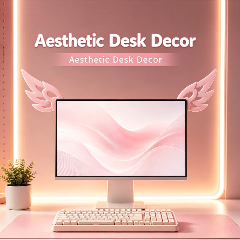 Dekorasi Sayap 3D Kawaii untuk - Desk Setup Tech ulasan dan harga