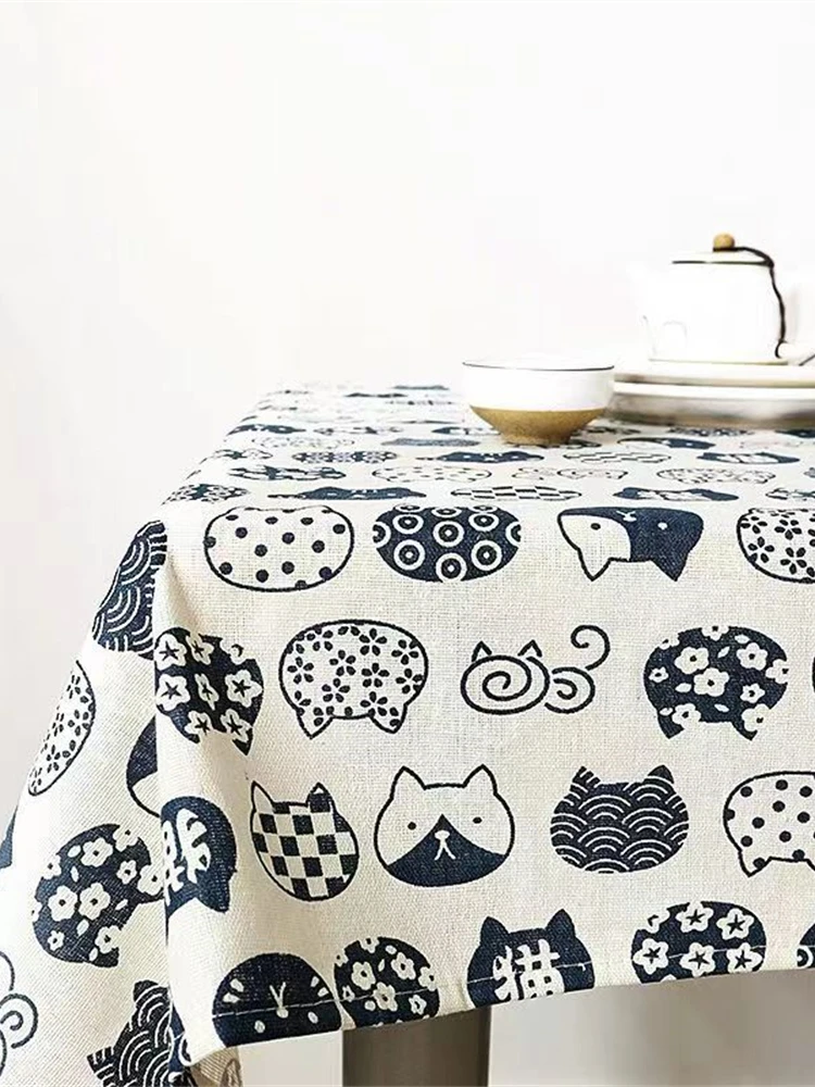 Ins taplak meja katun Linen se - Desk Setup Wallpaper ulasan dan harga