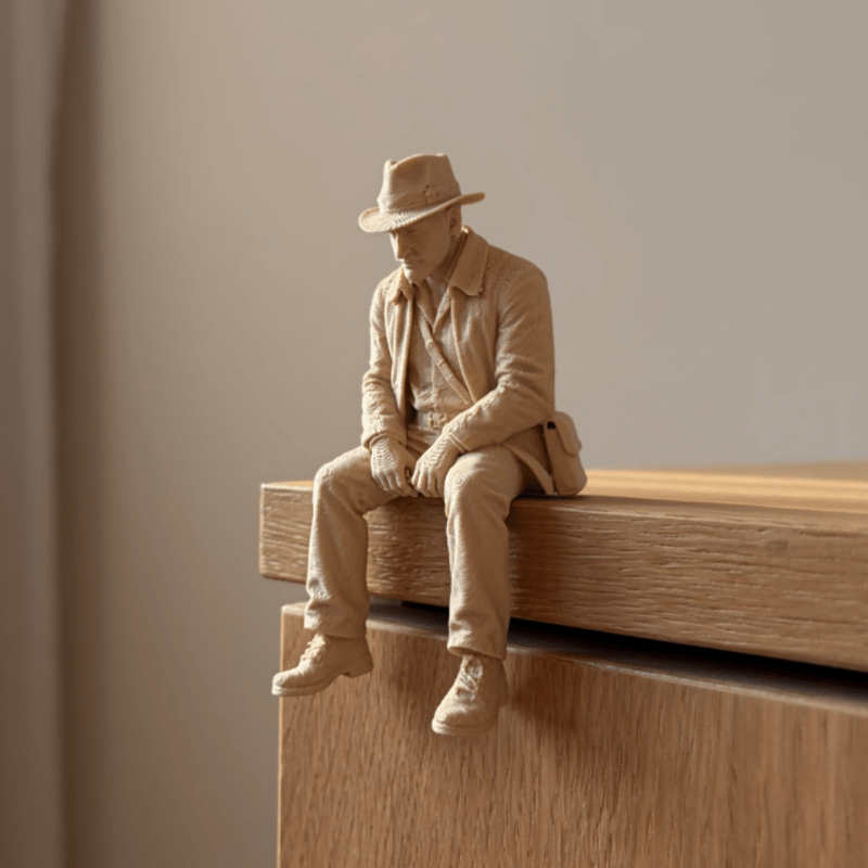 Patung Duduk Matte Beige Explo - Desk Setup Shelf ulasan dan harga