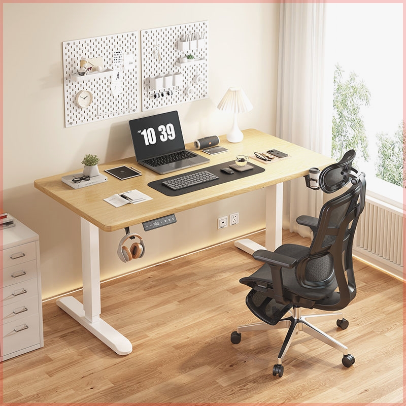 Meja Meja Kantor Permainan Mej - Desk Setup Oak ulasan dan harga