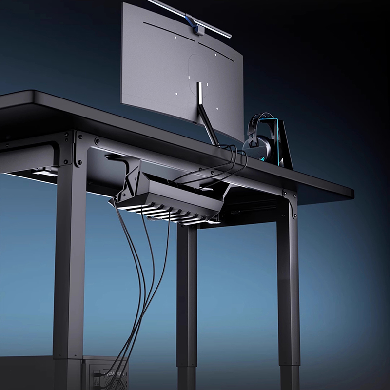 Meja Lipat Meja Komputer Gamer - Desk Setup Oak ulasan dan harga