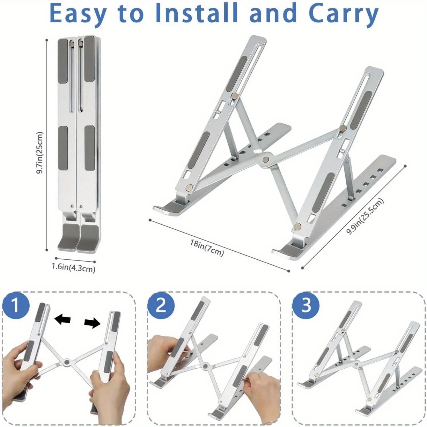 Penyangga Laptop Aluminium Lip - Desk Setup Mac ulasan dan harga