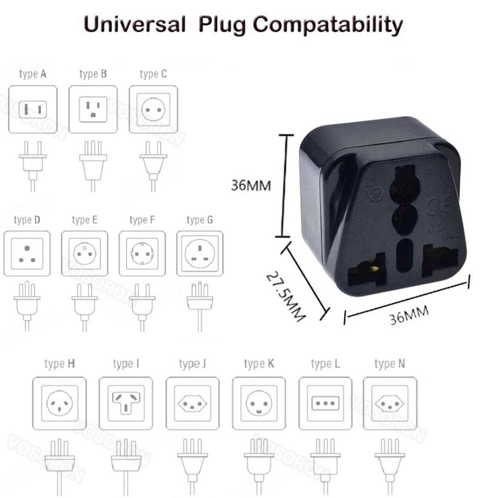 Adaptor colokan Pin bulat 2 Un - Power Strip Flat ulasan dan harga
