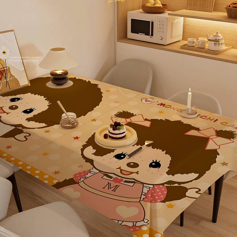 Taplak Meja Fashion M-Monchhic - Desk Setup Wallpaper ulasan dan harga