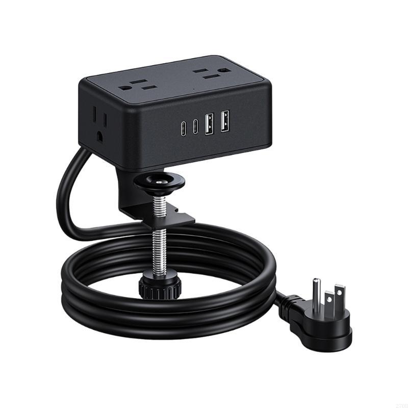 Strip Daya Dudukan Penjepit Am - Desk Setup Usb Hub ulasan dan harga
