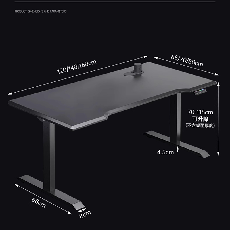 Meja Murah Meja Putih Lentur u - Desk Setup Oak ulasan dan harga