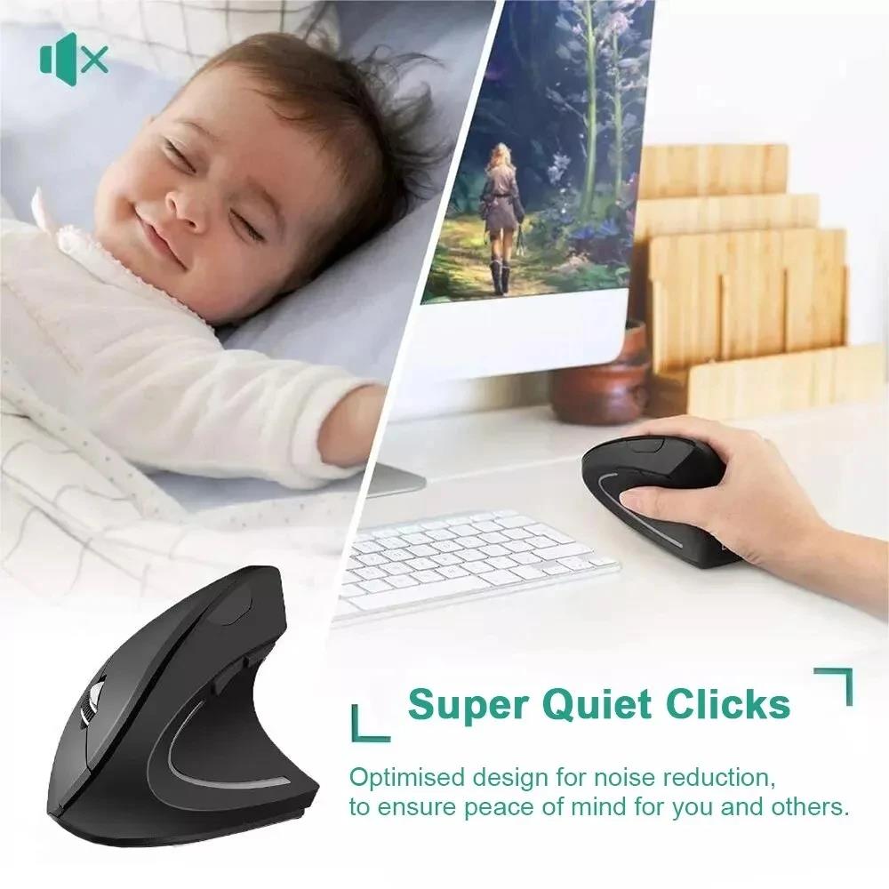 Mouse Nirkabel Ergonomis 1600  - Desk Setup Gaming And Work ulasan dan harga