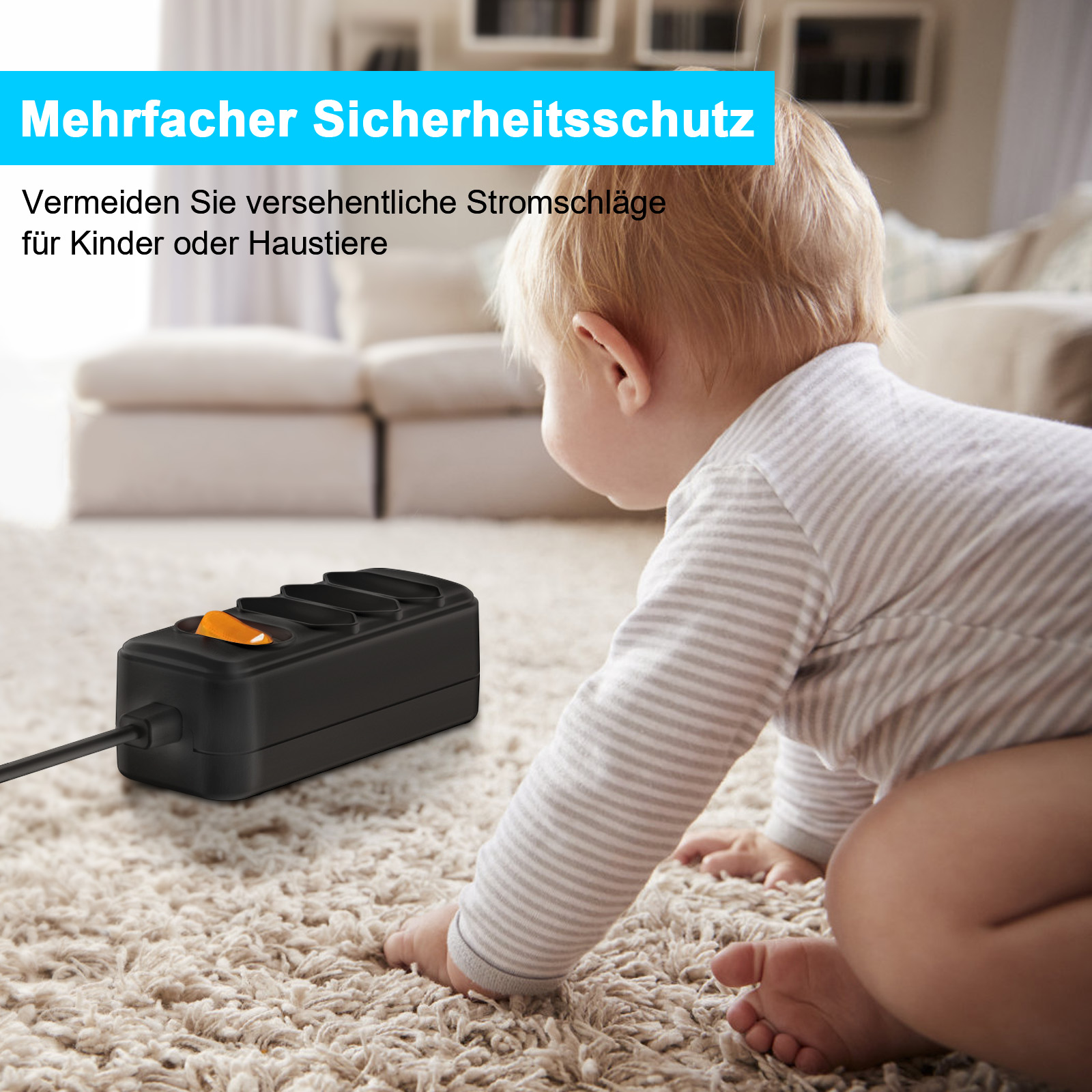 Eropa EU 2 cabang soket daya d - Power Strip Flat ulasan dan harga