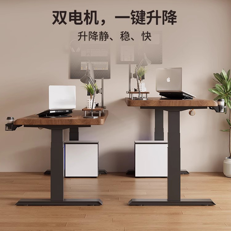 Meja Tinggi Dapat Disesuaikan  - Desk Setup Oak ulasan dan harga