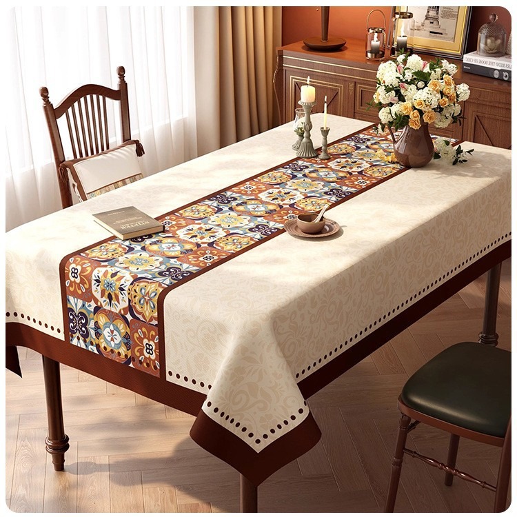 Taplak Meja Pola Mandala Bohem - Desk Setup Wallpaper ulasan dan harga