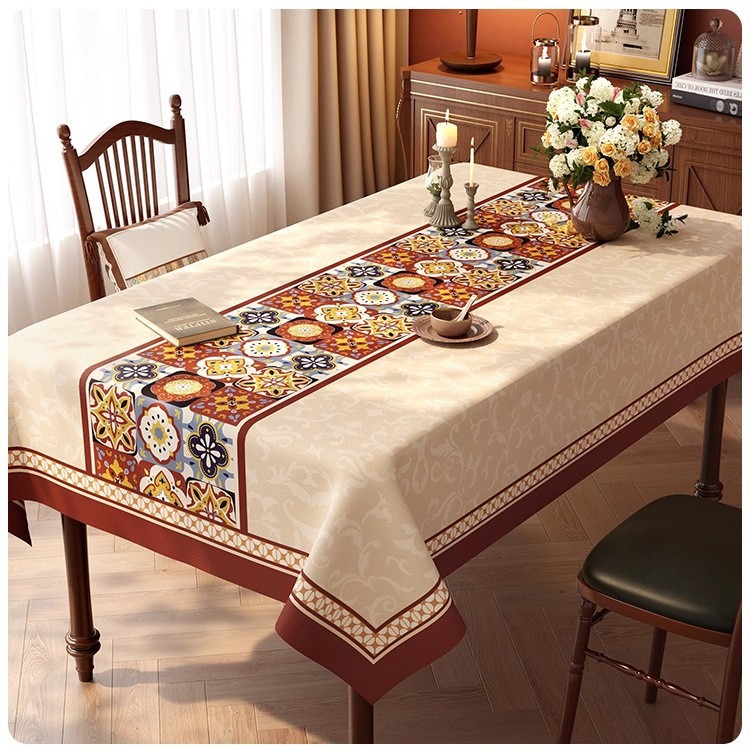 Taplak Meja Pola Mandala Bohem - Desk Setup Wallpaper ulasan dan harga