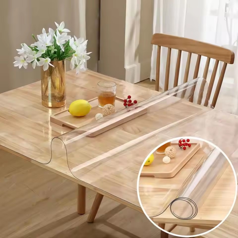 Taplak Meja Kaca Lembut Taplak - Desk Setup Wallpaper ulasan dan harga