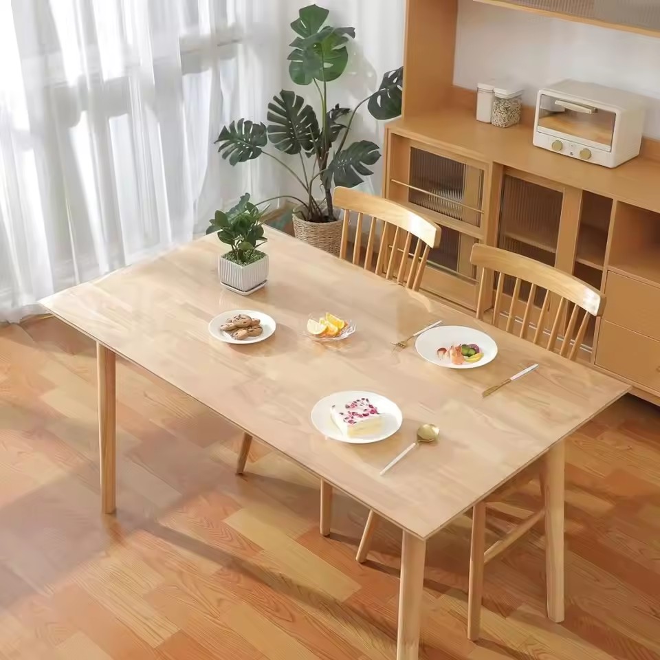 Taplak Meja Kaca Lembut Taplak - Desk Setup Wallpaper ulasan dan harga