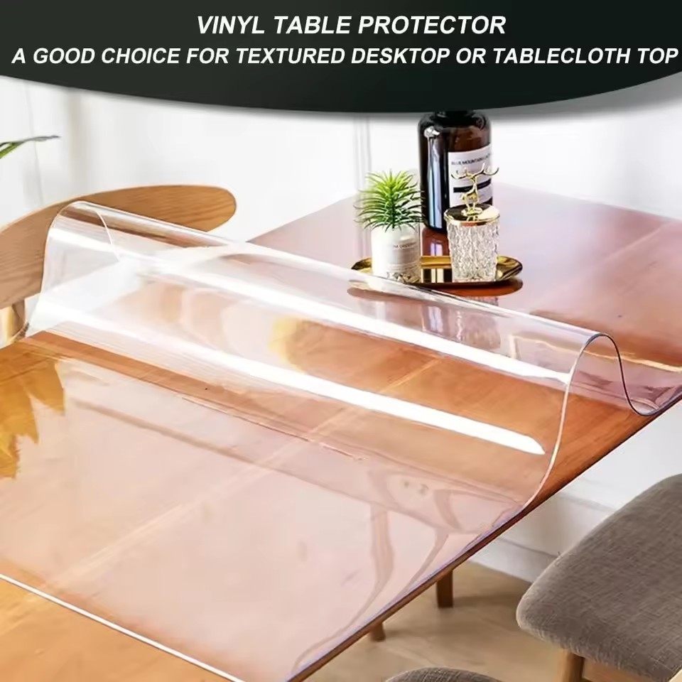Taplak Meja Kaca Lembut Taplak - Desk Setup Wallpaper ulasan dan harga