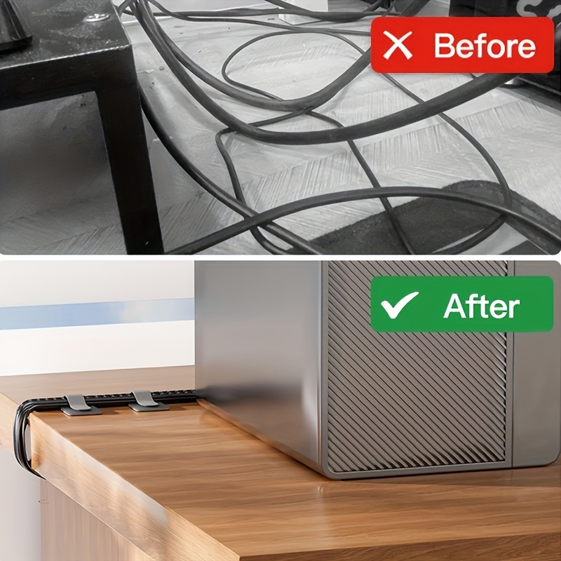 Pengikat Kabel Tali Velcro yan - Desk Setup With Printer ulasan dan harga