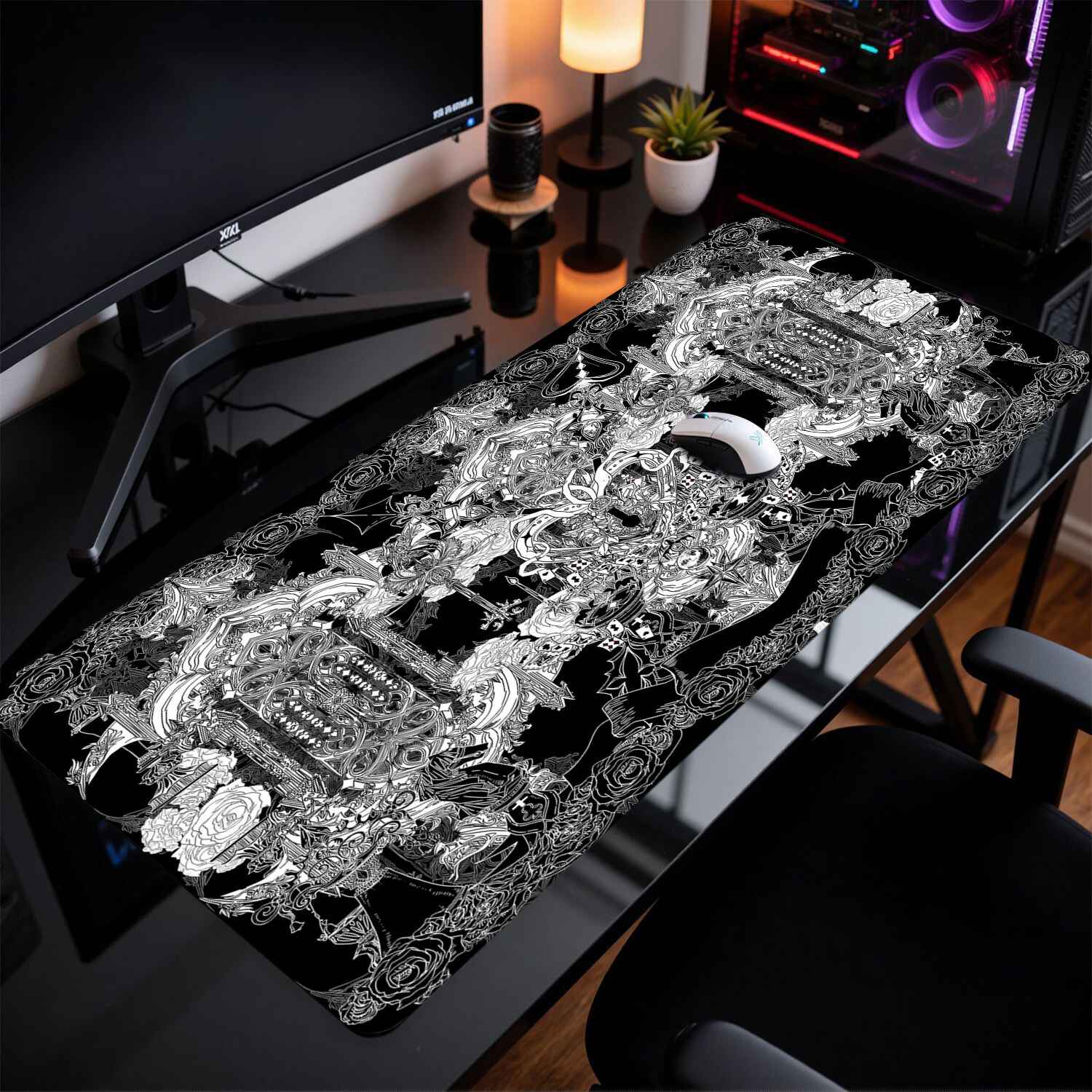Divine Realm Gothic Building M - Desk Setup Carpet ulasan dan harga