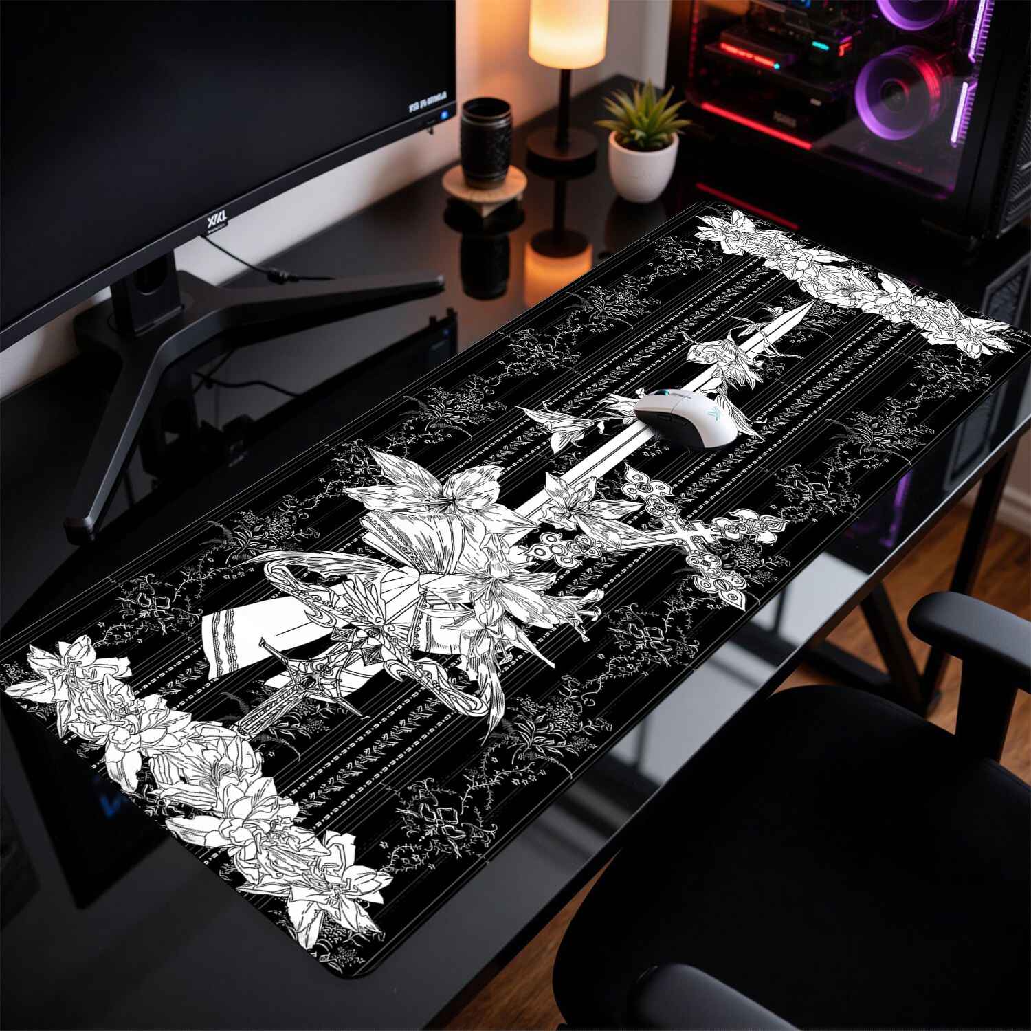 Divine Realm Gothic Building M - Desk Setup Carpet ulasan dan harga