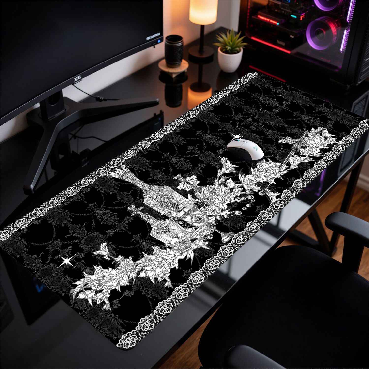 Divine Realm Gothic Building M - Desk Setup Carpet ulasan dan harga