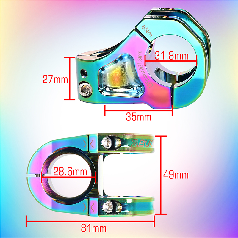Stem sepeda pendek 35mm, Stem  - Desk Setup Nature ulasan dan harga