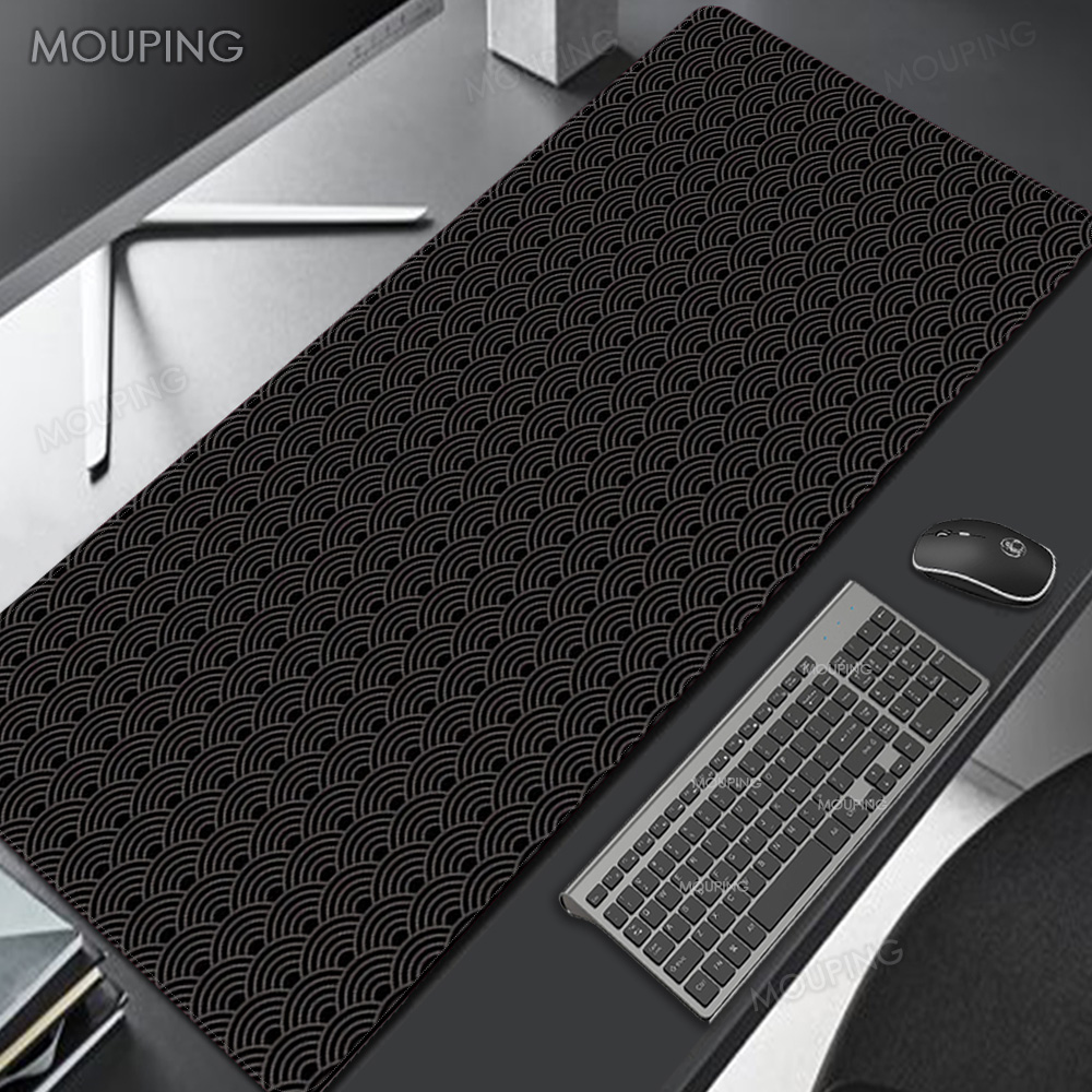 Karpet Alas Meja Hitam Aksesor - Desk Setup Black And White ulasan dan harga