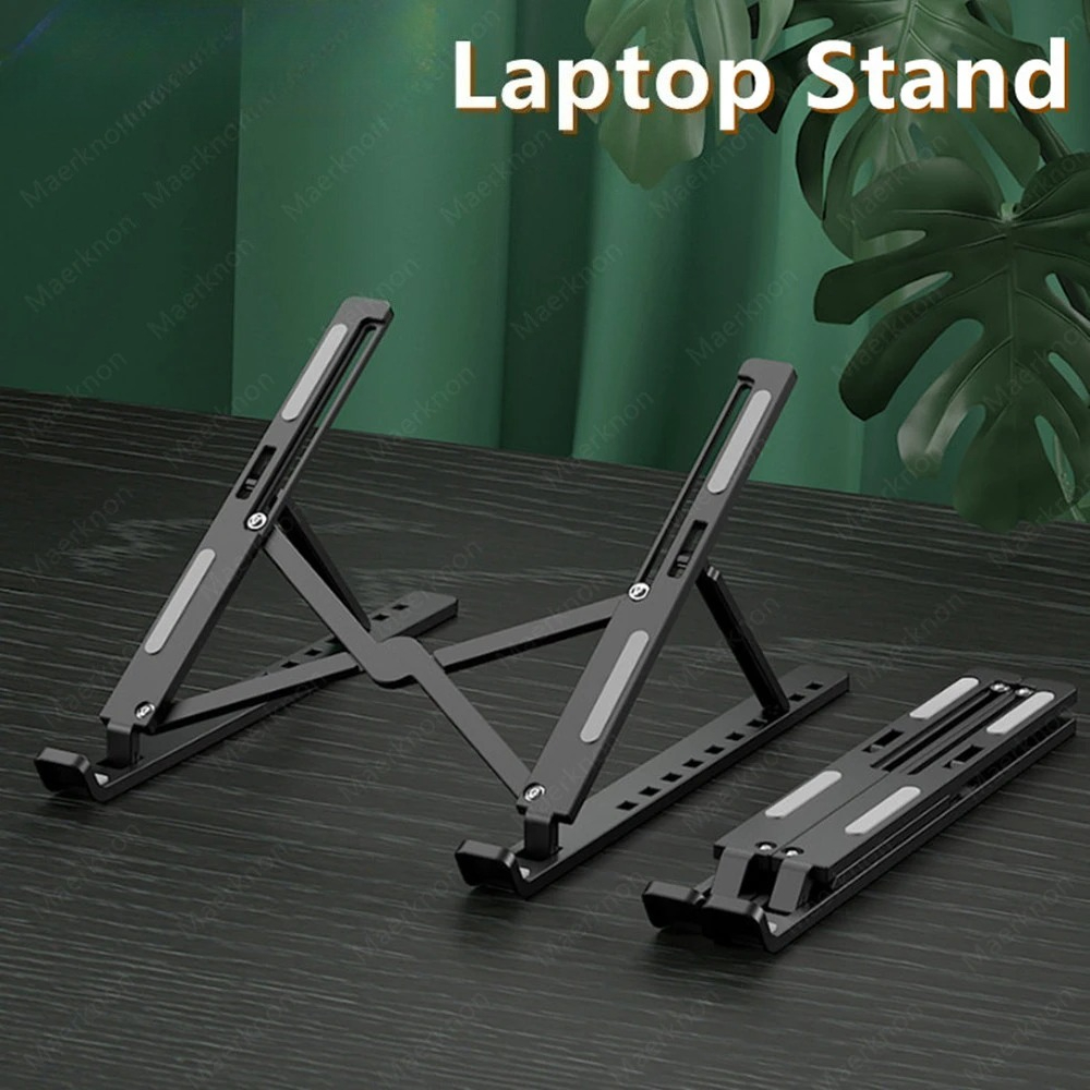 Dudukan Laptop Lipat Portabel, - Desk Setup Mac ulasan dan harga