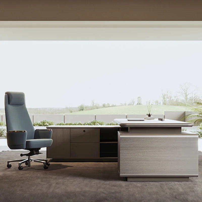 Meja Gaming L Boss untuk Rumah - Desk Setup Gaming And Work ulasan dan harga
