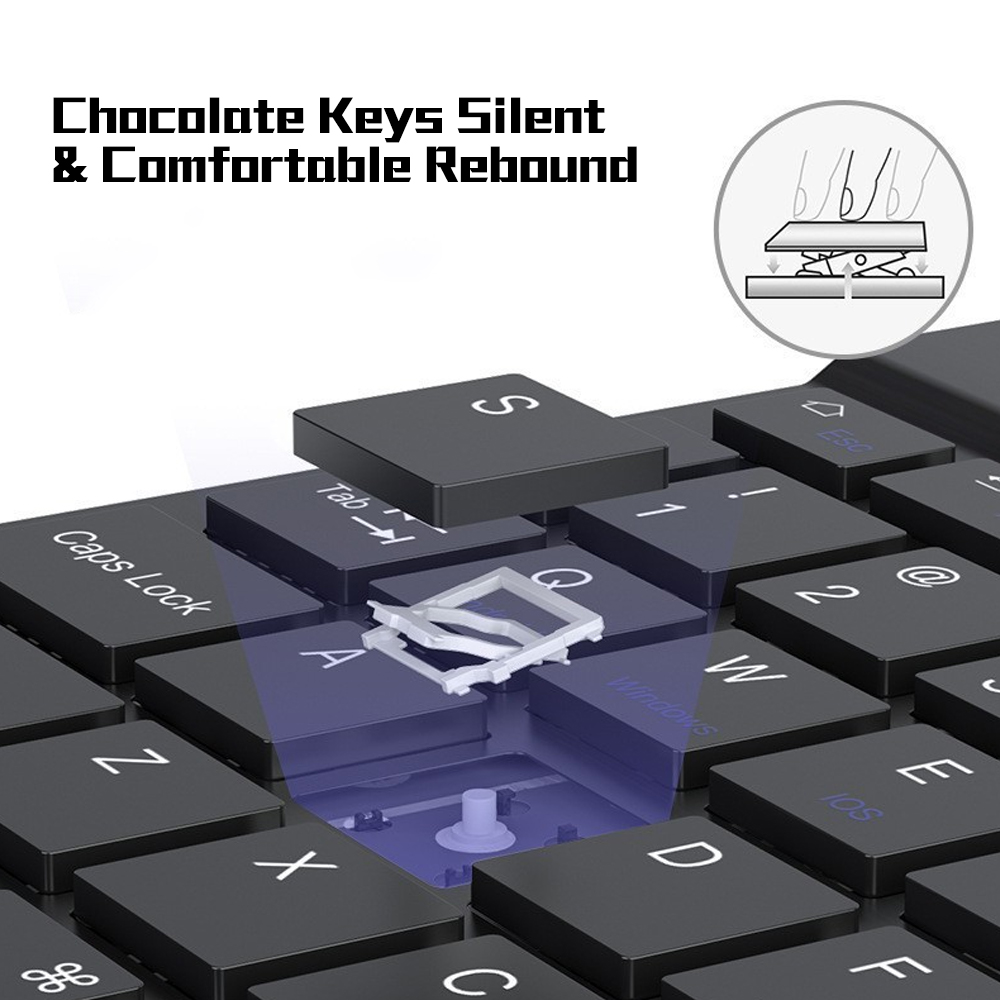 Keyboard dan Mouse Bluetooth J - Desk Setup Ipad ulasan dan harga