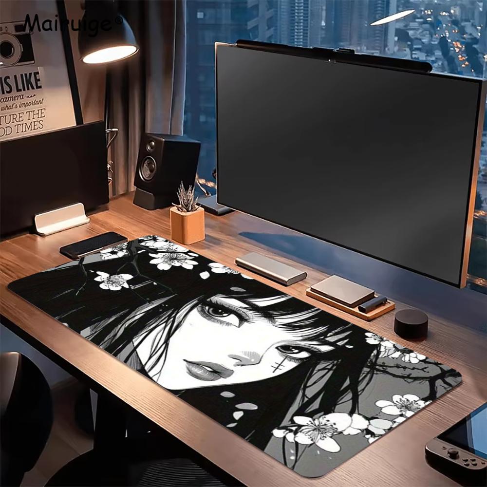 Alas Mouse Kain Sakura Girl Uk - Desk Setup Gaming And Work ulasan dan harga