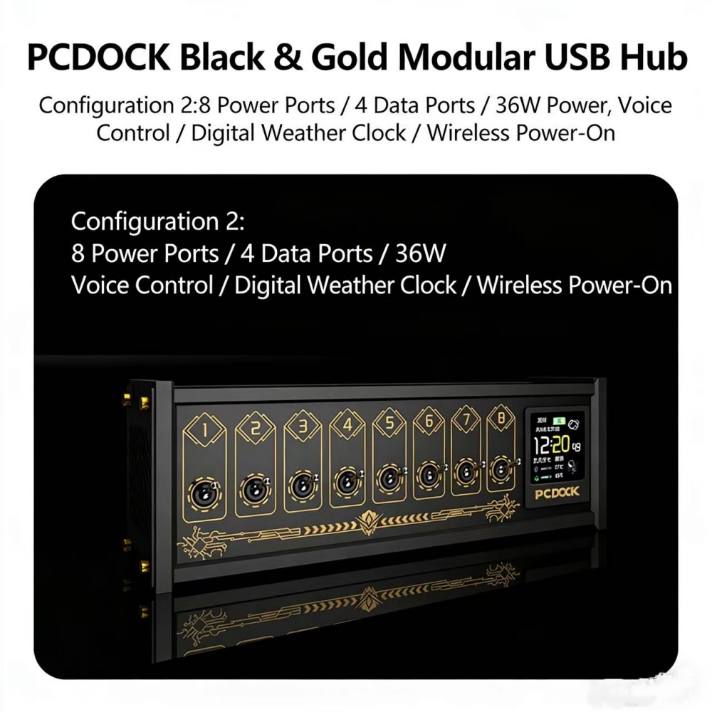 PCDOCK Blok Stopkontak USB Des - Desk Setup Tech ulasan dan harga
